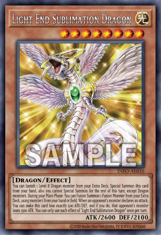 [遊戲王亞英版] 光與昇華之龍 / 光と昇華の竜 / Light End Sublimation Dragon-Trading Card Game-TCG-Oztet Amigo