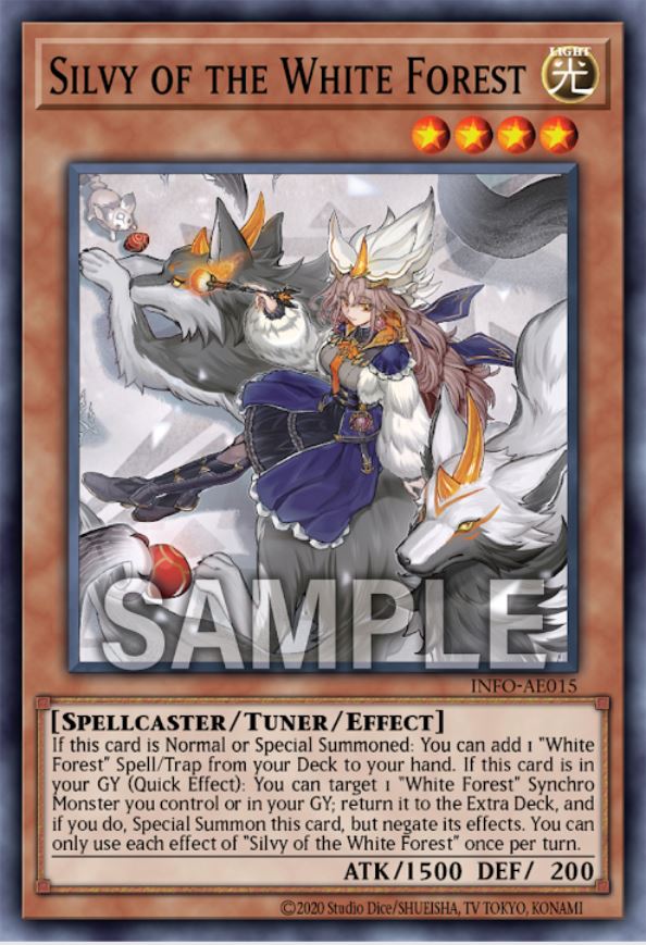 [遊戲王亞英版] 白之森 希爾薇 / 白き森のシルヴィ / Silvy of the White Forest-Trading Card Game-TCG-Oztet Amigo