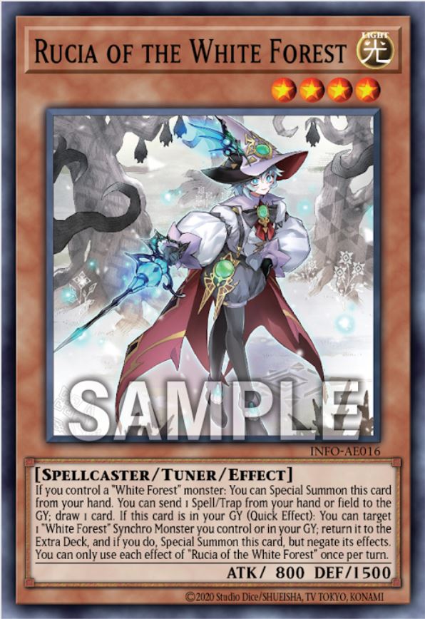 [遊戲王亞英版] 白之森 露西亞 / 白き森のルシア / Rucia of the White Forest-Trading Card Game-TCG-Oztet Amigo