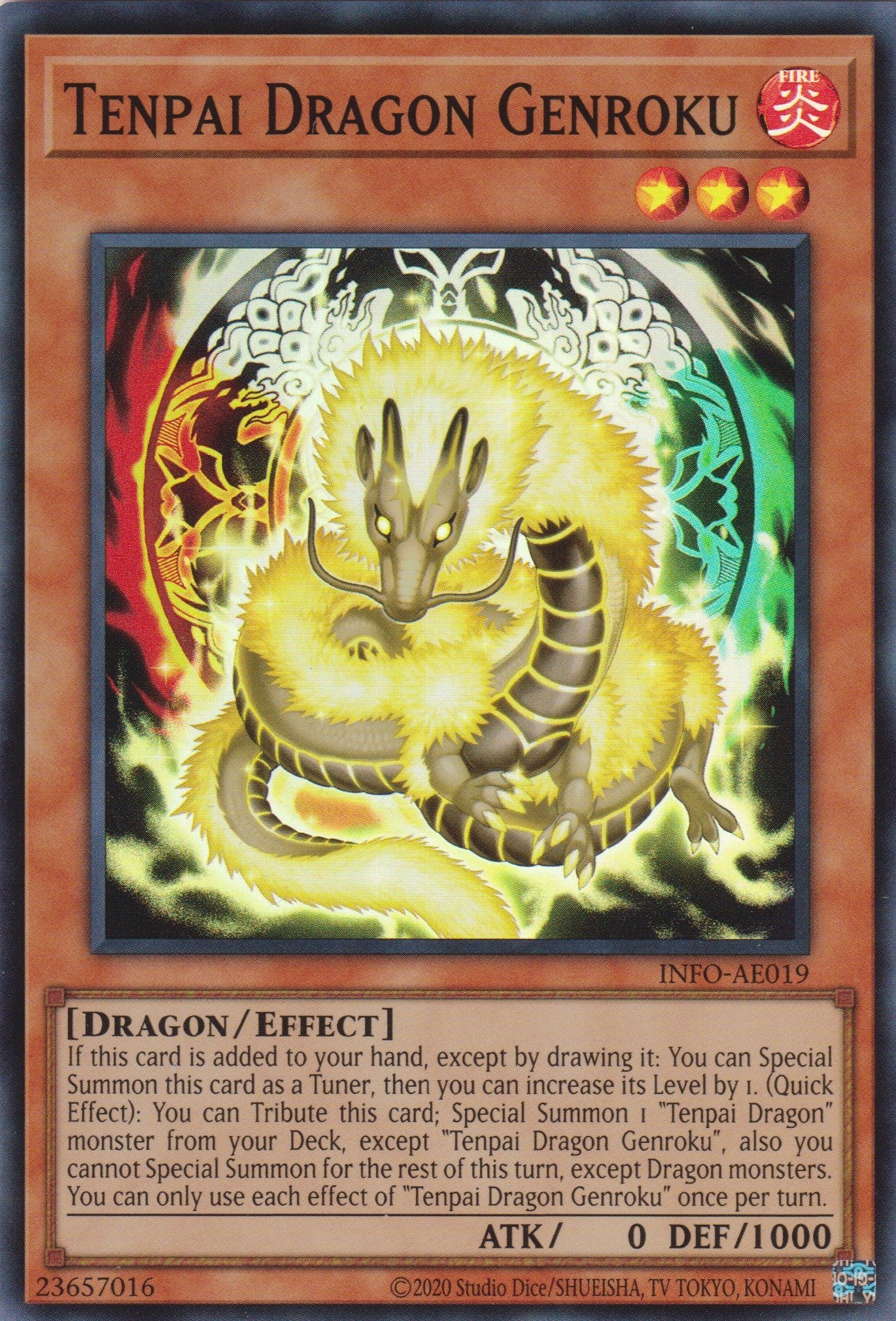 [遊戲王亞英版] 幻祿の天盃龍 / 幻禄の天盃龍 / Tenpai Dragon of Genroku-Trading Card Game-TCG-Oztet Amigo