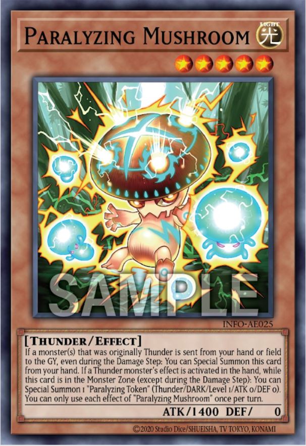 [遊戲王亞英版] 麻痺蓋菇 / シビレルダケ / Paralyzing Mushroom-Trading Card Game-TCG-Oztet Amigo