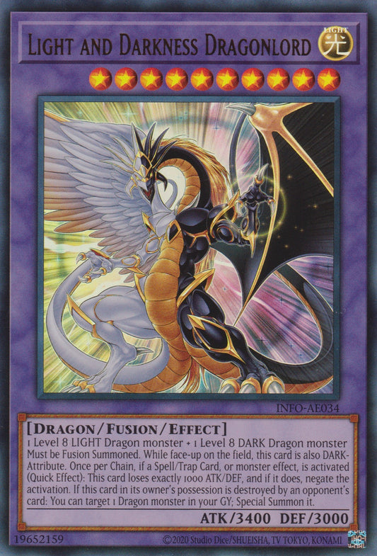 [遊戲王亞英版] 光與暗之龍王 / 光と闇の竜王 / Light and Darkness Dragon Lord-Trading Card Game-TCG-Oztet Amigo