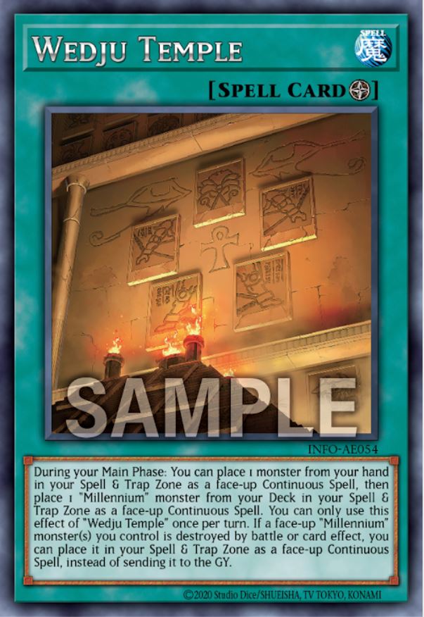 [遊戲王亞英版] 石版的神殿 / 石版の神殿 / Wedju Temple-Trading Card Game-TCG-Oztet Amigo