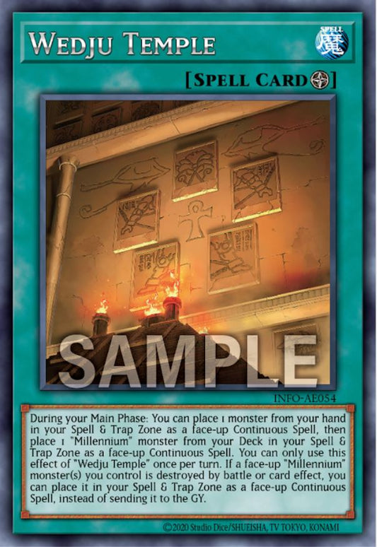 [遊戲王亞英版] 石版的神殿 / 石版の神殿 / Wedju Temple-Trading Card Game-TCG-Oztet Amigo