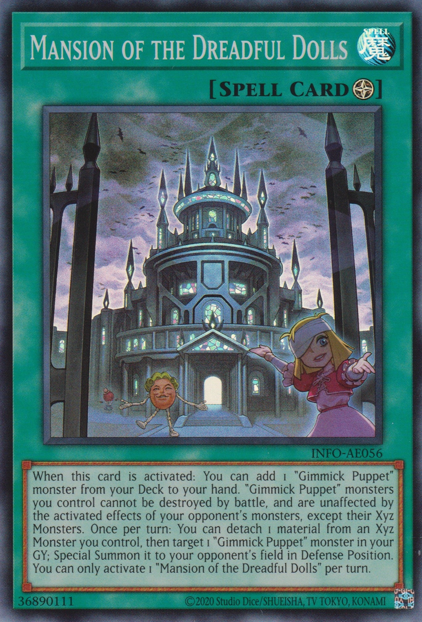 [遊戲王亞英版] 地獄人偶之館 / 地獄人形の館 / Mansion of the Underworld Dolls-Trading Card Game-TCG-Oztet Amigo