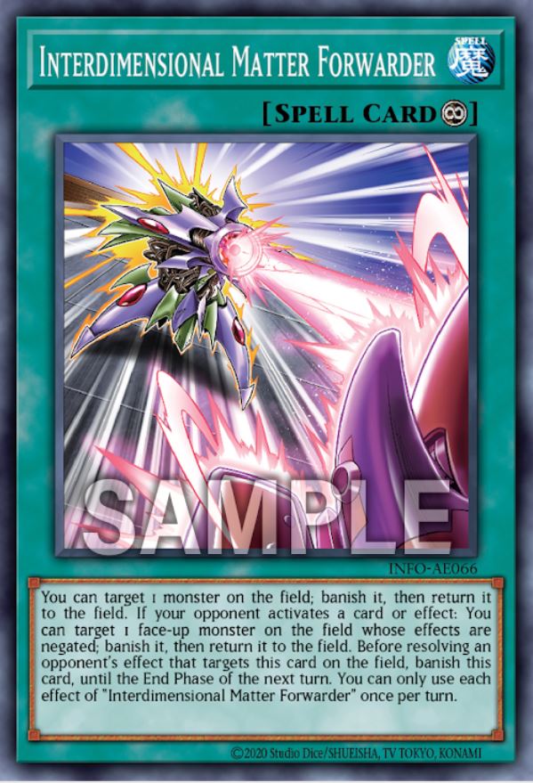 [遊戲王亞英版] 亞空間物質回送裝置 / 亜空間物質回送装置 / Interdimensional Matter Translocator-Trading Card Game-TCG-Oztet Amigo