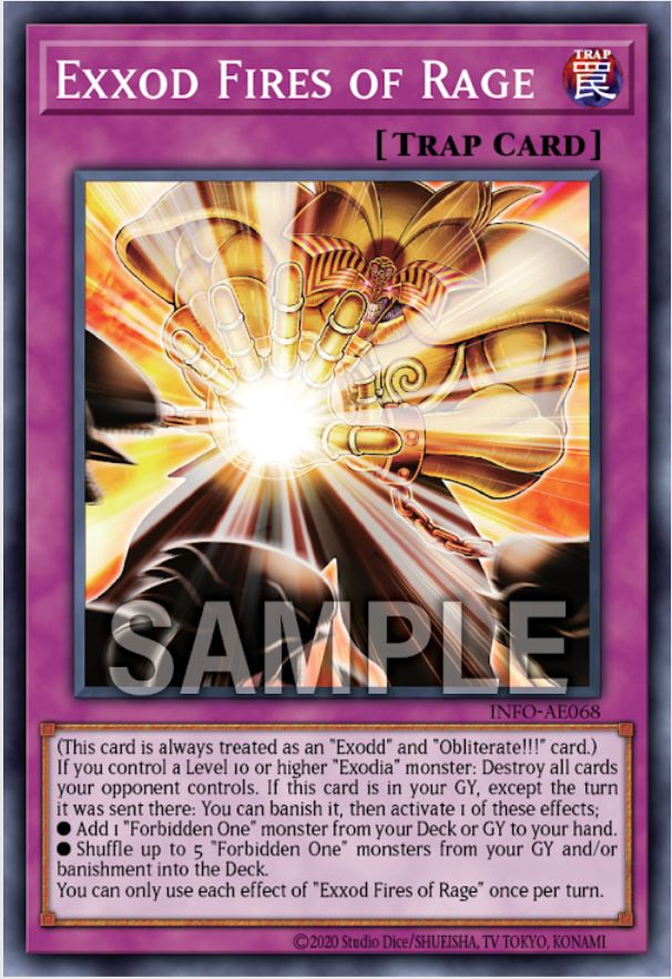 [遊戲王亞英版] 憤怒的業火 艾克索德火焰 / 怒りの業火 エクゾード・フレイム / Exxod Fires of Rage-Trading Card Game-TCG-Oztet Amigo