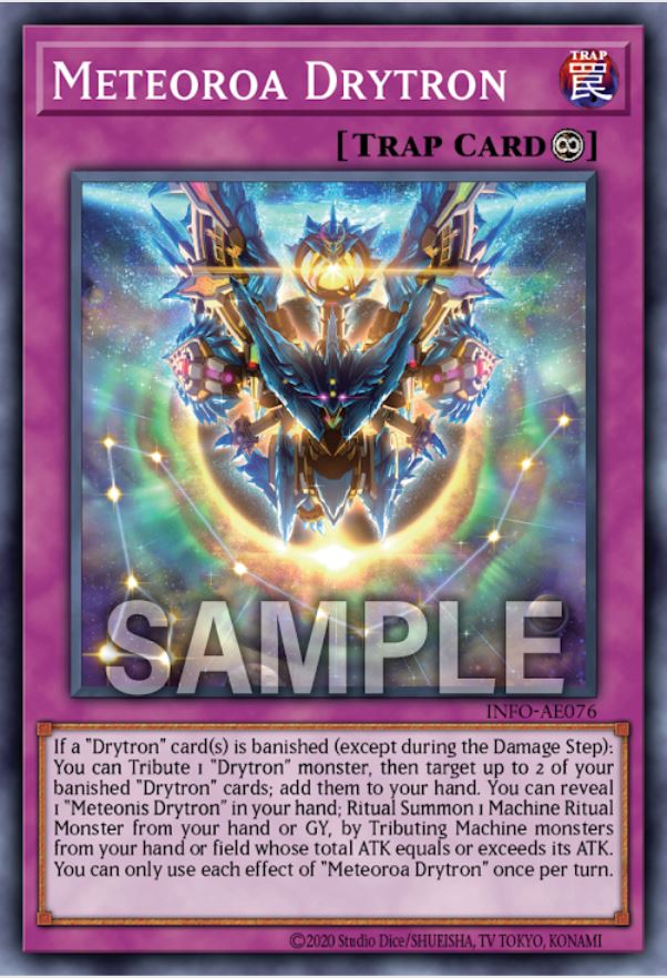 [遊戲王亞英版] 流星極輝巧群 / 流星極輝巧群 / Meteoaurora Drytron-Trading Card Game-TCG-Oztet Amigo