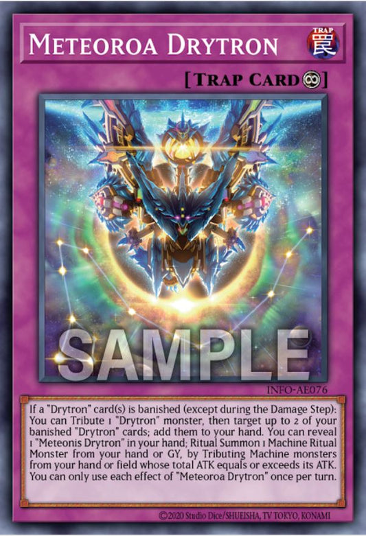 [遊戲王亞英版] 流星極輝巧群 / 流星極輝巧群 / Meteoaurora Drytron-Trading Card Game-TCG-Oztet Amigo
