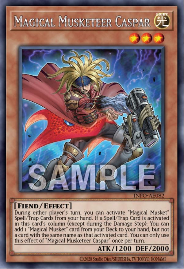 [遊戲王亞英版] 魔彈的射手 卡斯帕 / 魔弾の射手 カスパール / Magical Musketeer Caspar-Trading Card Game-TCG-Oztet Amigo