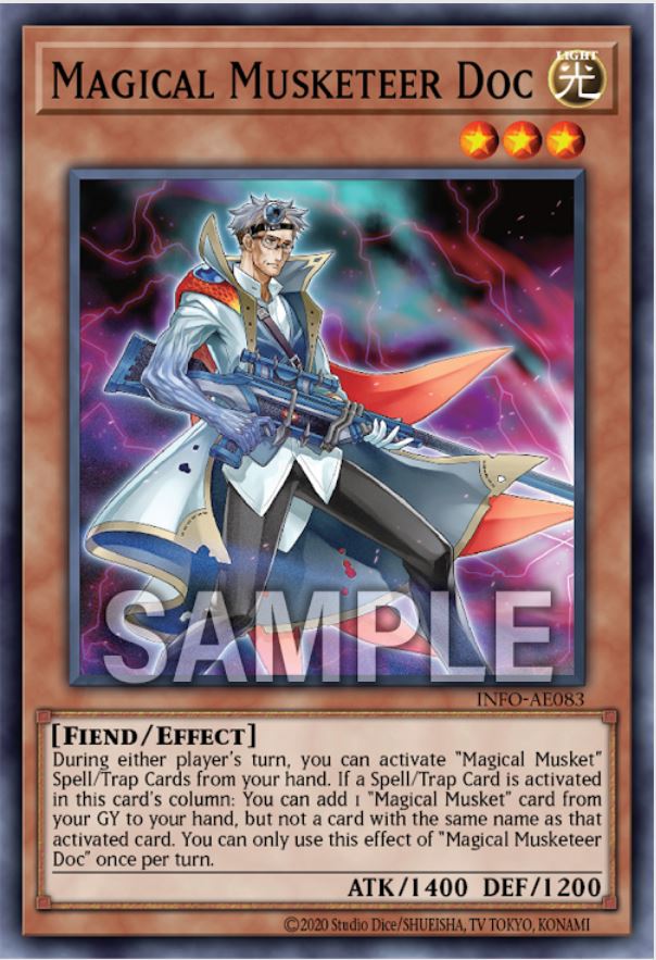 [遊戲王亞英版] 魔彈的射手 醫生/ 魔弾の射手ドクトル /Magical Musketeer Doc-Trading Card Game-TCG-Oztet Amigo