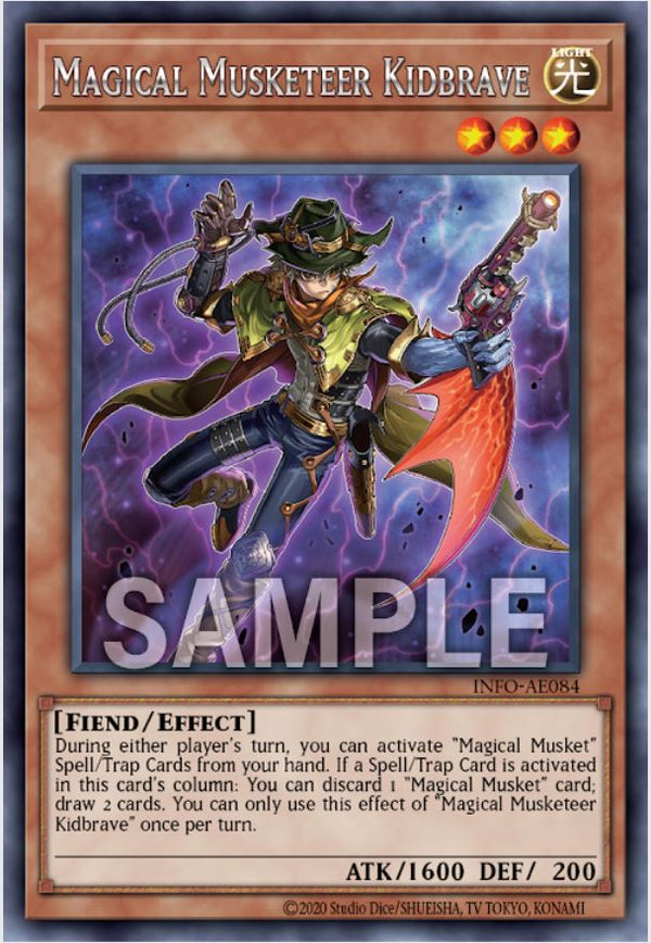 [遊戲王亞英版] 魔彈的射手 小子 / 魔弾の射手 ザ・キッド / Magical Musketeer Kidbrave-Trading Card Game-TCG-Oztet Amigo