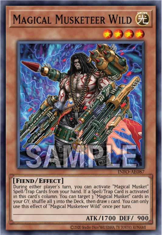 [遊戲王]魔彈的射手 野人 / 魔弾の射手ワイルド / Magical Musketeer Wild-Trading Card Game-TCG-Oztet Amigo