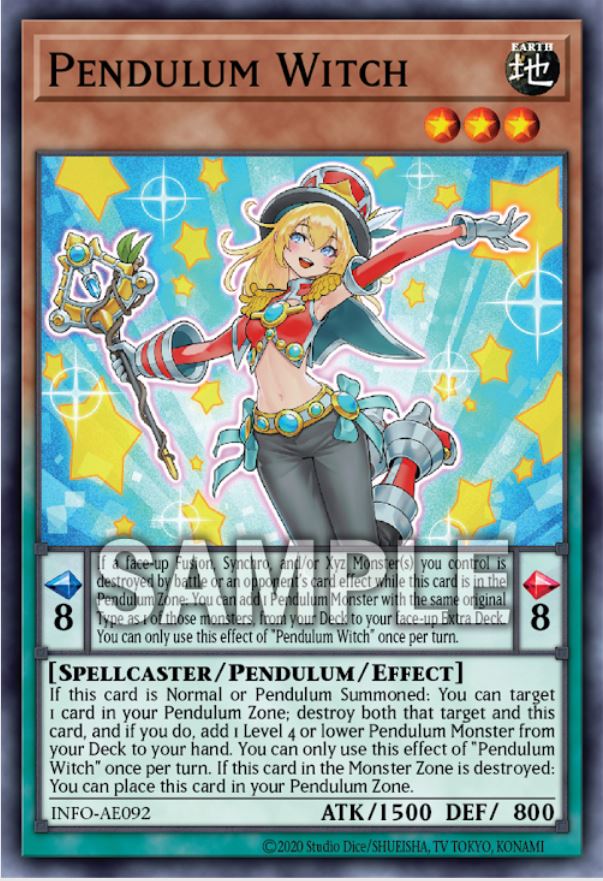 [遊戲王亞英版]擺盪女巫 / ペンデュラム・ウィッチ / Pendulum Witch-Trading Card Game-TCG-Oztet Amigo