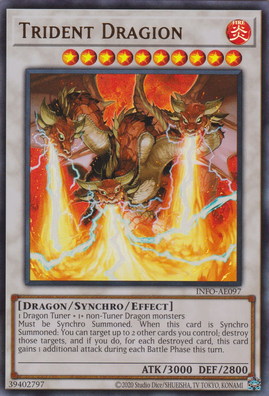[遊戲王亞英版] 三戟巨龍 / トライデント・ドラギオン /Trident Dragon-Trading Card Game-TCG-Oztet Amigo