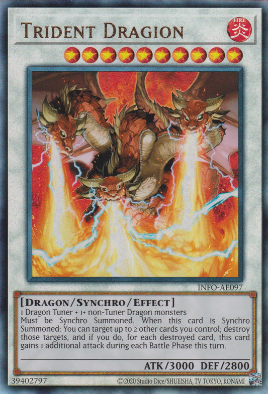[遊戲王亞英版] 三戟巨龍 / トライデント・ドラギオン /Trident Dragon-Trading Card Game-TCG-Oztet Amigo