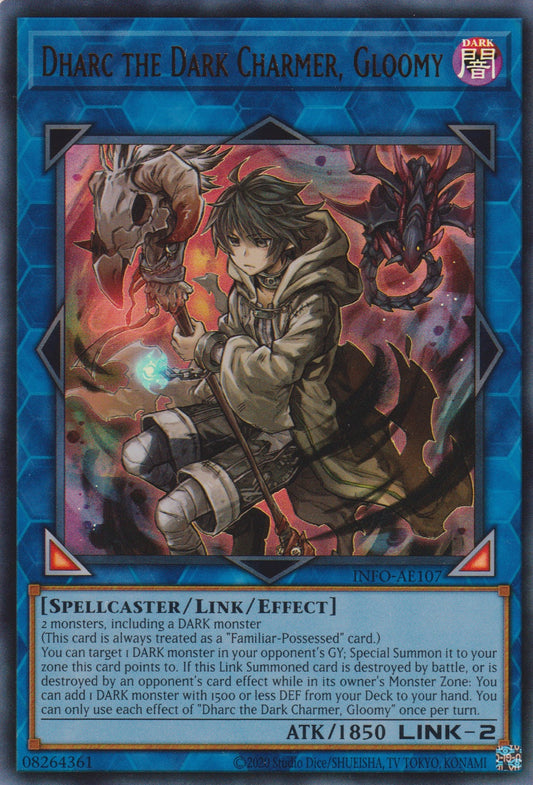 [遊戲王亞英版] 暗影的暗靈使 達克 / 暗影の闇霊使いダルク / Dharc the Dark Charmer, Gloomy-Trading Card Game-TCG-Oztet Amigo