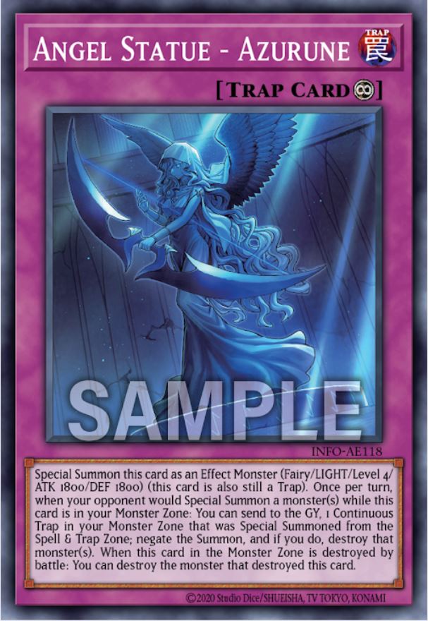 [遊戲王亞英版] 碑像的天使 阿茲倫 / 碑像の天使-アズルーン / Angel Statue - Azurune-Trading Card Game-TCG-Oztet Amigo