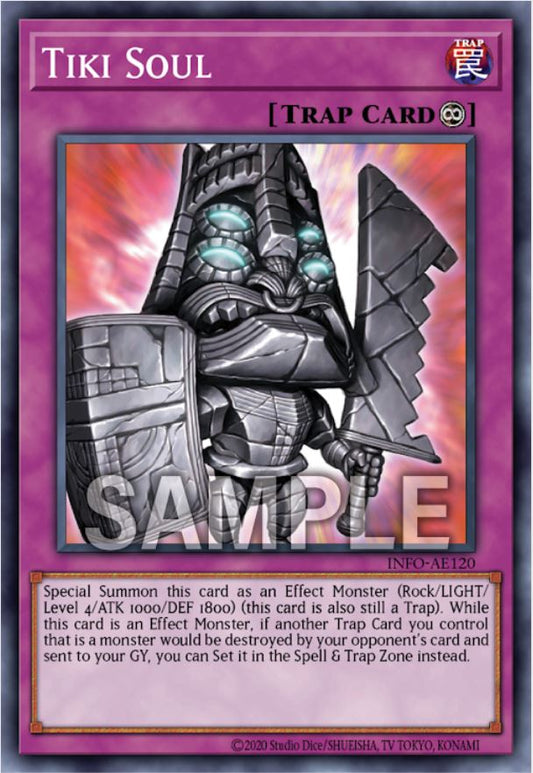 [遊戲王亞英版] 靈魂石像 /ソウル・オブ・スタチュー / Tiki Soul-Trading Card Game-TCG-Oztet Amigo