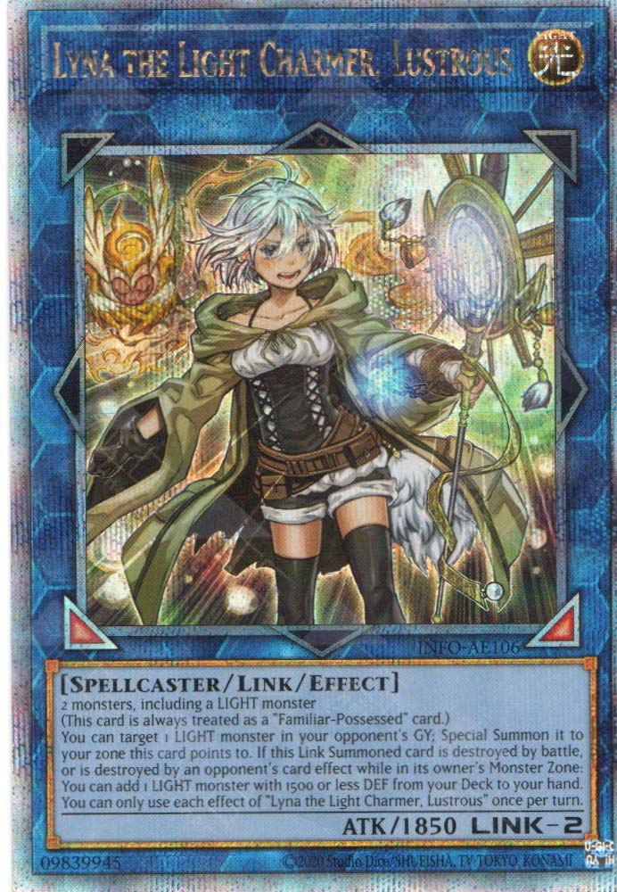 [遊戲王亞英版] 照耀的光靈使 萊娜 / 照耀の光霊使いライナ /	Lyna the Light Charmer, Lustrous