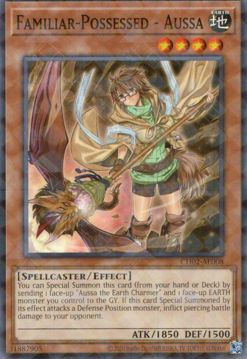 [遊戲王亞英] 憑依裝著雅維斯 / 憑依装着-アウス / Familiar-Possessed - Aussa