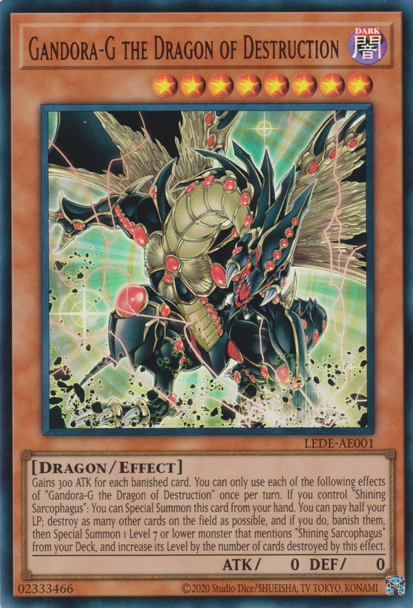 [遊戲王亞英版] 破壞龍 剛多拉G / 破壊竜ガンドラＧ / Geas Gandora the Dragon of Destruction-Trading Card Game-TCG-Oztet Amigo