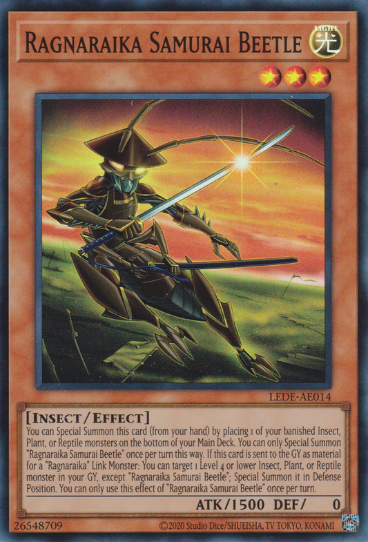 [遊戲王亞英版] 蕾禍的矢筈天牛 / 蕾禍ノ矢筈天牛 / Raika no Yahazu Kamikiri-Trading Card Game-TCG-Oztet Amigo