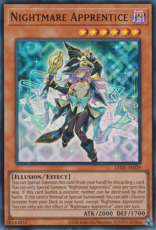 [遊戲王亞英版] 幻惑的見習魔術師 / 幻惑の見習い魔術師 / Nightmare Apprentice-Trading Card Game-TCG-Oztet Amigo