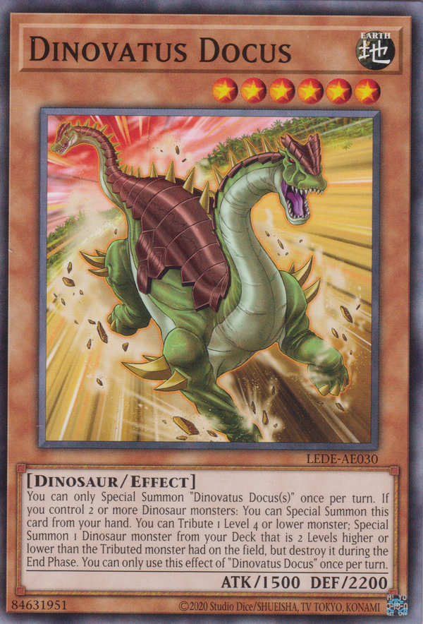 [遊戲王亞英版] 革新恐龍 雙頭龍 / ディノベーダー・ドクス / Dinovader Docus-Trading Card Game-TCG-Oztet Amigo