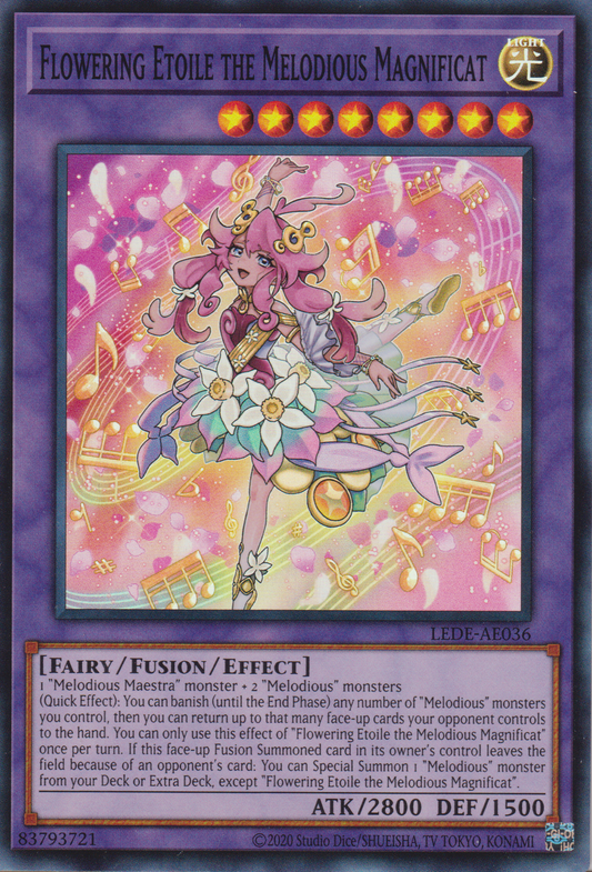 [遊戲王亞英版] 幻奏的華歌神 盛開之星 / 幻奏の華歌神フラワリング・エトワール / Flowering Etoile the Melodious Grand Choir-Trading Card Game-TCG-Oztet Amigo
