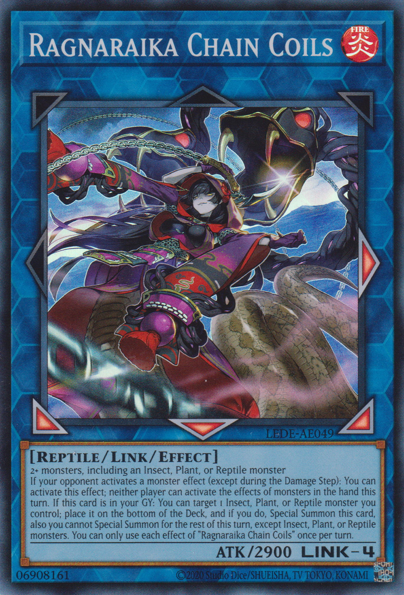[遊戲王亞英版] 蕾禍的鎖蛇巳 / 蕾禍ノ鎖蛇巳 / Raika no Kusarigami-Trading Card Game-TCG-Oztet Amigo