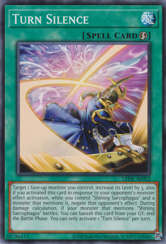 [遊戲王亞英版] 時之沉默 沉默回合 / 時の沈黙－ターン・サイレンス / Turn Silence-Trading Card Game-TCG-Oztet Amigo