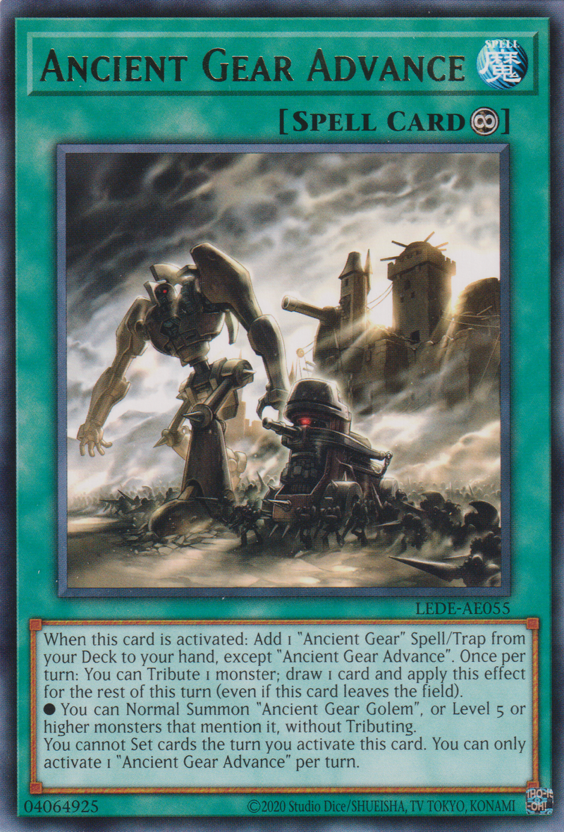 [遊戲王亞英版] 古代的進軍 / 古代の進軍 / Ancient Gear Advance-Trading Card Game-TCG-Oztet Amigo