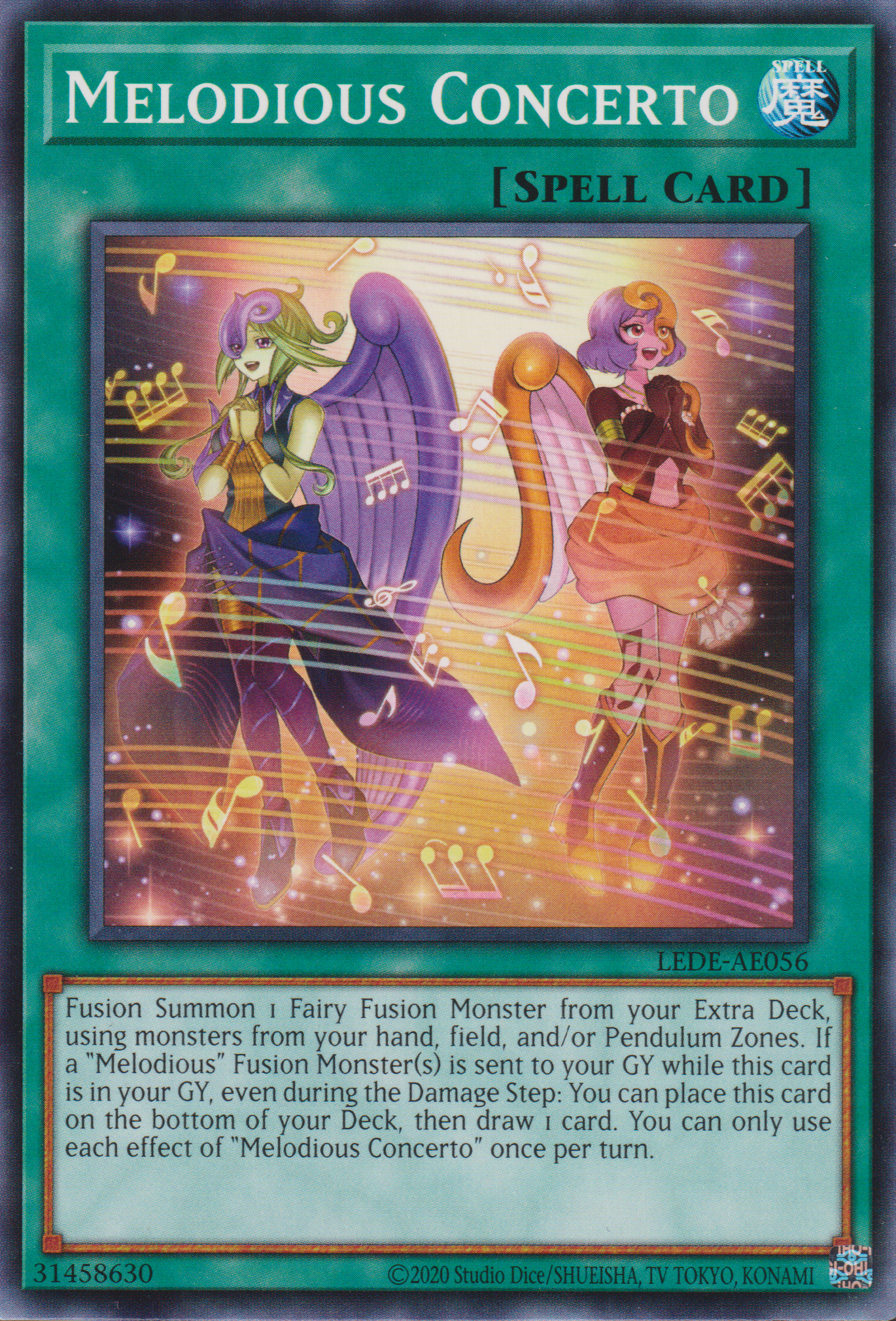 [遊戲王亞英版] 幻奏協奏曲 / 幻奏協奏曲 / Melodious Concerto-Trading Card Game-TCG-Oztet Amigo