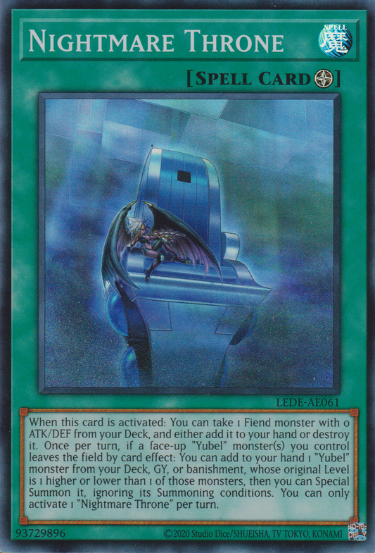 [遊戲王亞英版] 惡夢王座 / ナイトメア・スローン / Nightmare Throne-Trading Card Game-TCG-Oztet Amigo