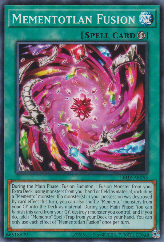 [遊戲王亞英版] 冥骸融合 記憶物融合 / 冥骸融合－メメント・フュージョン / Mementotlan Fusion-Trading Card Game-TCG-Oztet Amigo