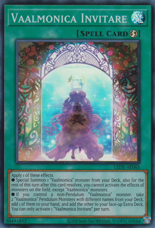 [遊戲王亞英版] 聖邪璃琴 邀請 / ヴァルモニカ・インヴィターレ / Vaalmonica Invitare-Trading Card Game-TCG-Oztet Amigo