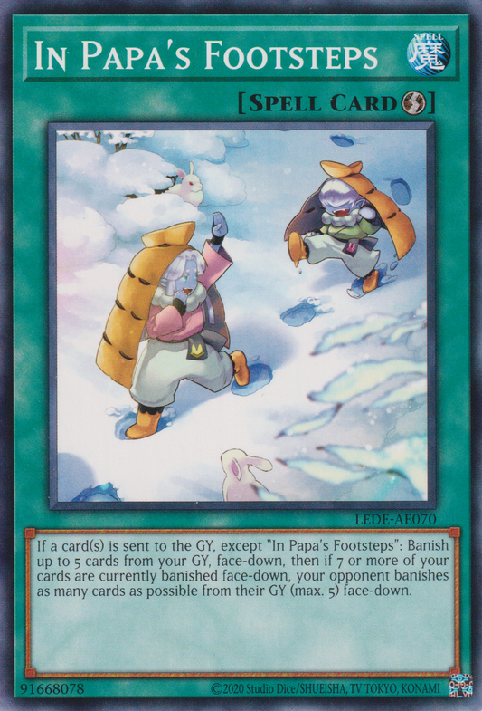 [遊戲王亞英版] 跟隨雪靴印 一步接一步 / 雪沓の 跡追うひとつ またひとつ / One by One We Walk, Frosty Forest Frolicking, Treading in the Tracks-Trading Card Game-TCG-Oztet Amigo