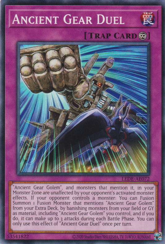[遊戲王亞英版] 古代機械競闘 / 古代の機械競闘 / Ancient Gear Duel-Trading Card Game-TCG-Oztet Amigo