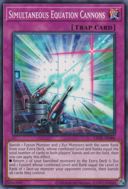 [遊戲王亞英版] 連慄砲固定式 / 連慄砲固定式 / Equation System Cannon-Trading Card Game-TCG-Oztet Amigo