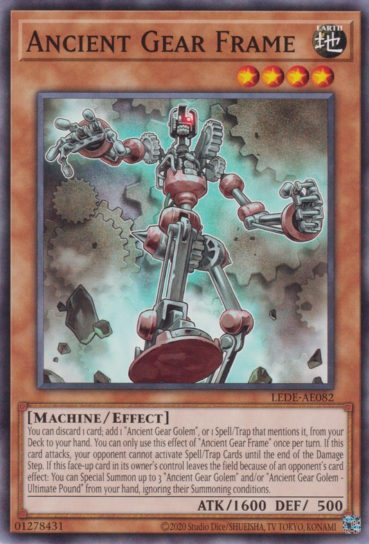 [遊戲王亞英版] 古代的機械素體 / 古代の機械素体 / ANCIENT GEAR FRAME-Trading Card Game-TCG-Oztet Amigo