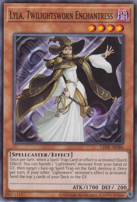 [遊戲王亞英版] 暮光道巫師 萊拉 / トワイライトロード・ソーサラー ライラ / Lyla, Twilightsworn Enchantress-Trading Card Game-TCG-Oztet Amigo