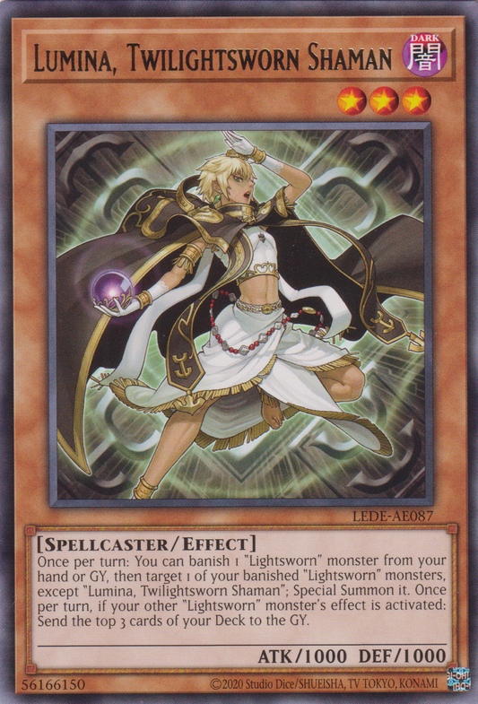 [遊戲王亞英版] 暮光道薩滿露米娜絲 / トワイライトロード・シャーマン ルミナス / LUMINA, TWILIGHTSWORN SHAMAN-Trading Card Game-TCG-Oztet Amigo