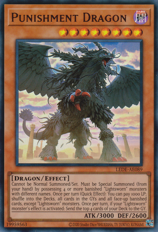 [遊戲王亞英版] 懲戒之龍 / 戒めの龍 / PUNISHMENT DRAGON-Trading Card Game-TCG-Oztet Amigo