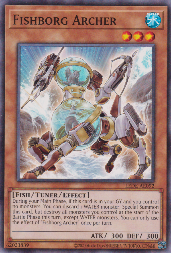 [遊戲王亞英版] 生化魚弓手 / フィッシュボーグ / Fishborg Archer-Trading Card Game-TCG-Oztet Amigo