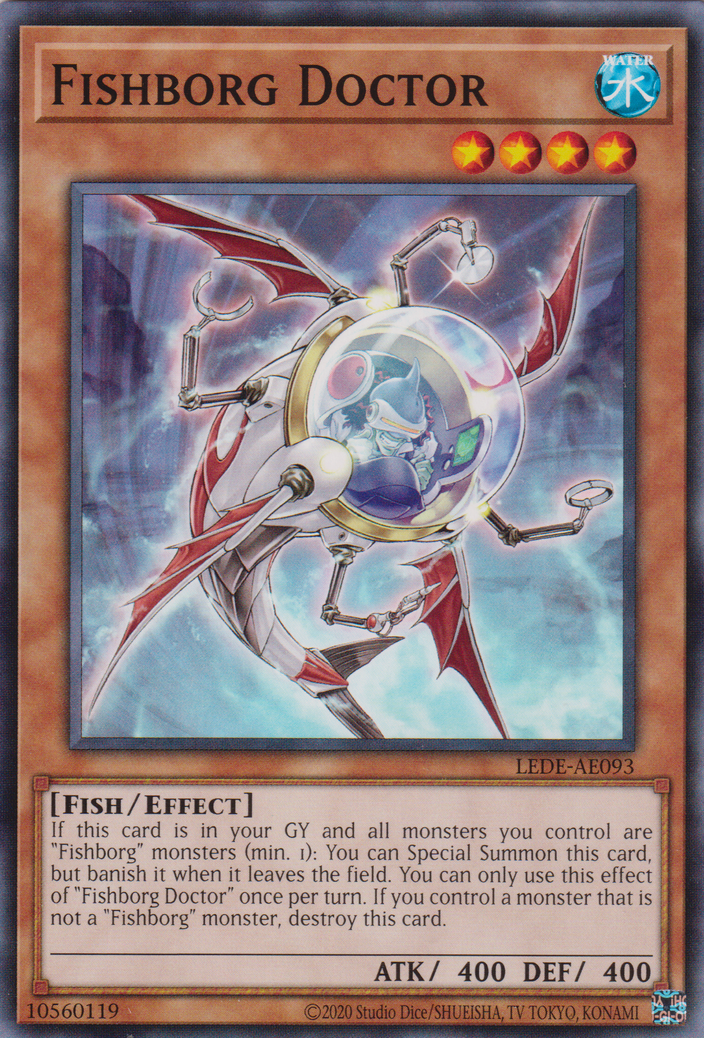[遊戲王亞英版] 生化魚博士 / フィッシュボーグ－ドクター / Fishborg Doctor-Trading Card Game-TCG-Oztet Amigo