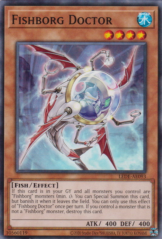 [遊戲王亞英版] 生化魚博士 / フィッシュボーグ－ドクター / Fishborg Doctor-Trading Card Game-TCG-Oztet Amigo
