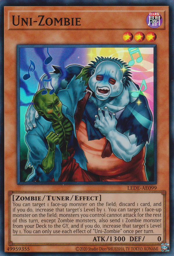 [遊戲王亞英版] 齊唱殭屍 / ユニゾンビ / Uni-Zombie-Trading Card Game-TCG-Oztet Amigo