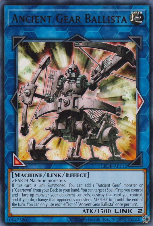[遊戲王亞英版] 古代的機械弩士 / 古代の機械弩士 / ANCIENT GEAR BALLISTA-Trading Card Game-TCG-Oztet Amigo