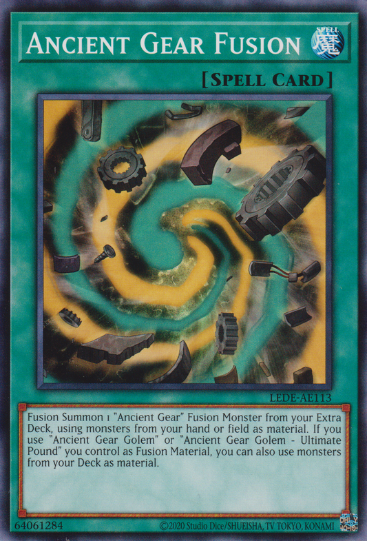 [遊戲王亞英版] 古代的機械融合 / 古代の機械融合 / ANCIENT GEAR FUSION-Trading Card Game-TCG-Oztet Amigo